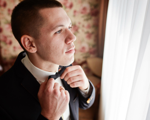 gold cufflinks
